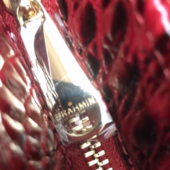 Brahmin Merlot Ombre Melbourne Hillary Crossbody BNWT - Picture 5 of 12